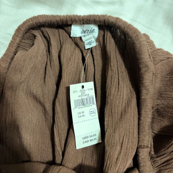 Aerie Beach Club Tiered Maxi Skirt in Dark Maple NWT - Picture 5 of 5